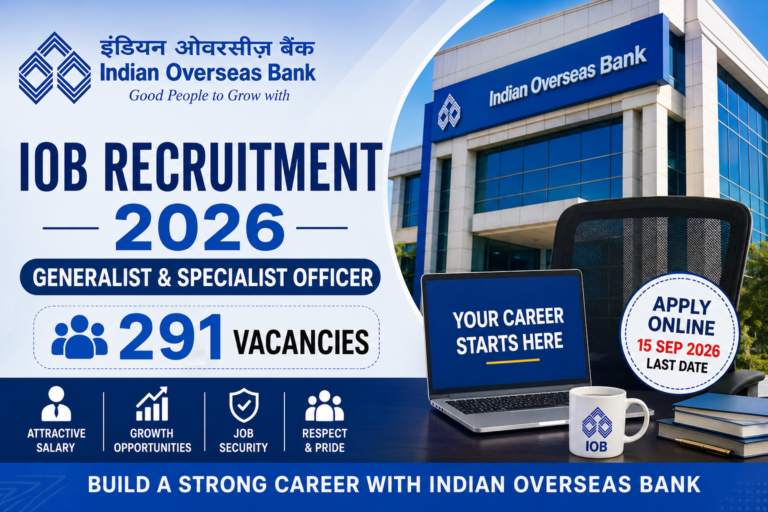 Indian Overseas Bank Recruitment 2026